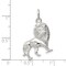 Sterling Silver Lion Charm Pendant Jewelry FindingKing 22mm x 21mm